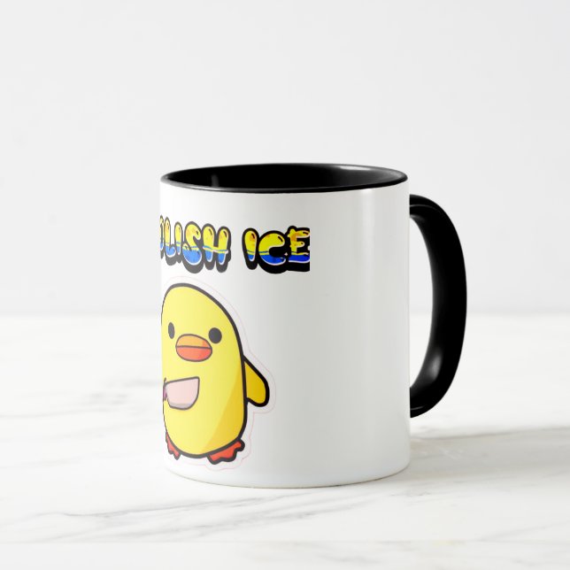 Abolish Ice – Melting Boundaries Abstract Concept Mug (Front Right)