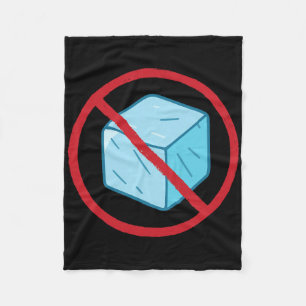 Abolish Ice No Human Is Illegal Costume Anti Trump Fleece Blanket