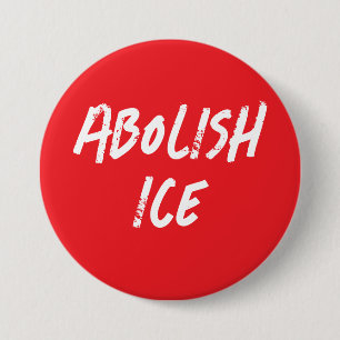 Abolish ICE Political Protest 7.5 Cm Round Badge