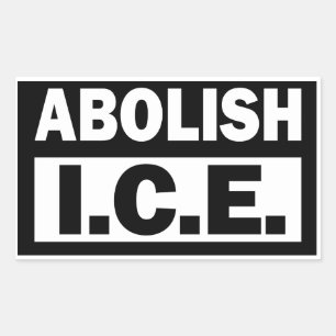 Abolish ICE Rectangular Sticker