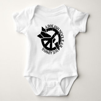 Abolish Nuclear Weapons  Baby Bodysuit