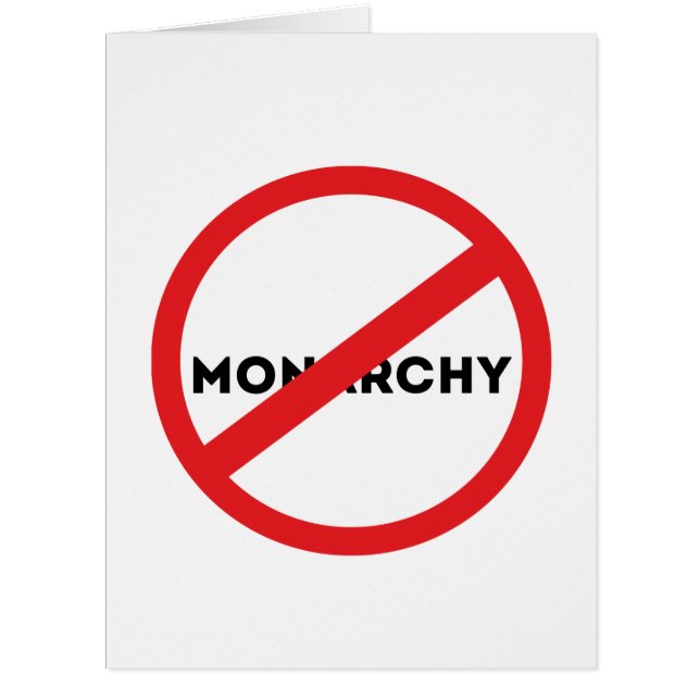 Abolish the Monarchy (Front)