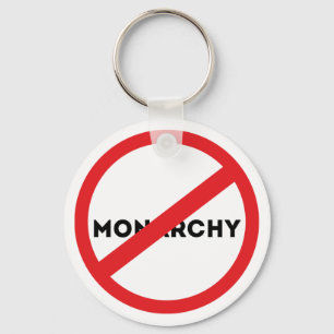 Abolish the Monarchy Key Ring