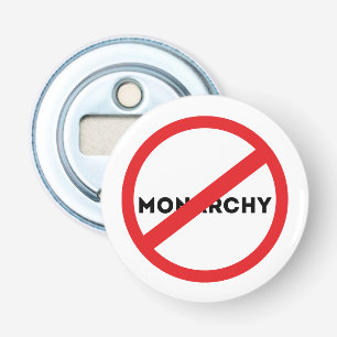 Abolish the Monarchy Magnet Bottle Opener