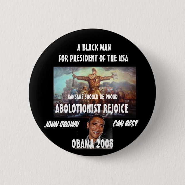 ABOLITIONIST - SPELLED RIGHT 6 CM ROUND BADGE (Front)