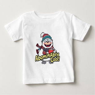Abominably Cool Winter Yeti Design Baby T-Shirt