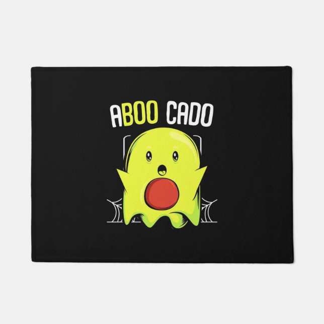 Aboocado Avocado Halloween Doormat (Front)