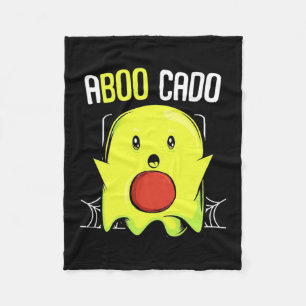 Aboocado Avocado Halloween Fleece Blanket
