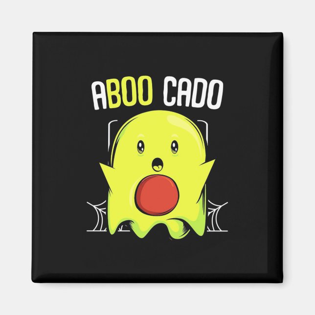 Aboocado Avocado Halloween Magnet (Front)