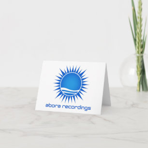 Abora Recordings Note Card
