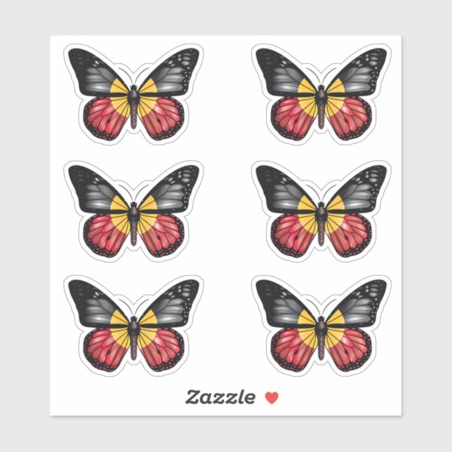 Aborigin Monarque Butterfly Flag (Sheet)