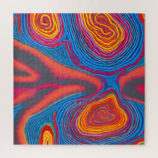 Aboriginal Abstract Art Vol 03 Jigsaw Puzzle (Vertical)