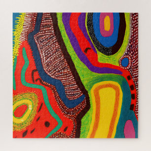 Aboriginal Abstract Art Vol 06 Jigsaw Puzzle