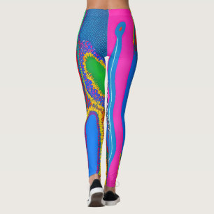 Aboriginal Abstract Art Vol 07 Leggings
