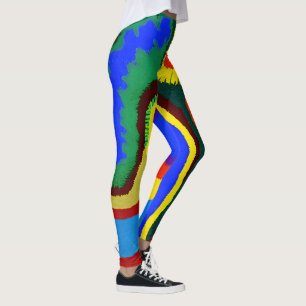 Aboriginal Abstract Art Vol 08 Leggings