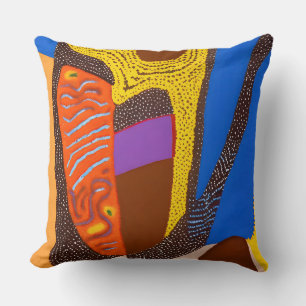 Aboriginal Abstract Art Vol 09 Cushion