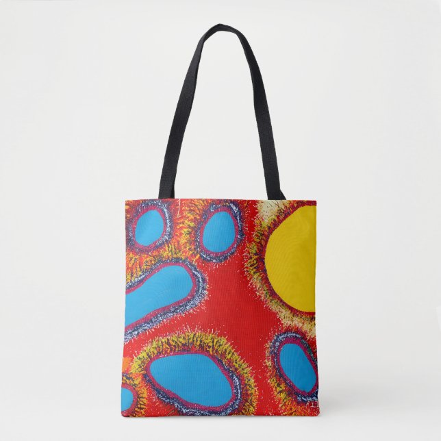 Aboriginal Abstract Art Vol 12 Tote Bag (Front)