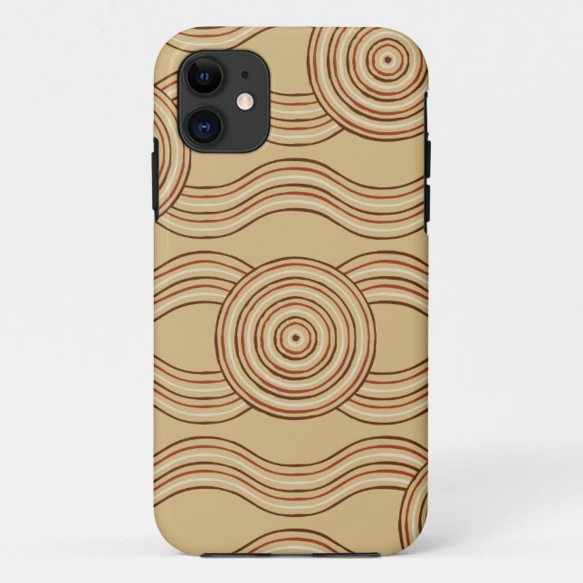 Aboriginal art earth Case-Mate iPhone case (Back)