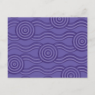 Aboriginal art melaleuca postcard