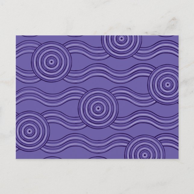 Aboriginal art melaleuca postcard (Front)