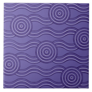 Aboriginal art melaleuca tile