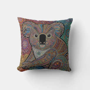 ABORIGINAL ART OF KOALA CUSHION