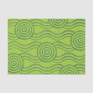 Aboriginal Art Rainforest Tissue Paper