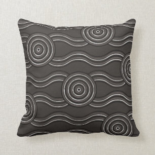 Aboriginal art storm cushion