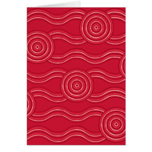 Aboriginal art waratah