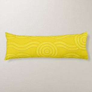 Aboriginal art wattle body cushion