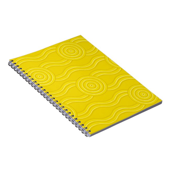 Aboriginal art wattle notebook (Right Side)