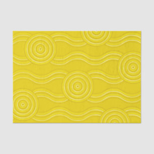Aboriginal Art Wattle Tissue Paper