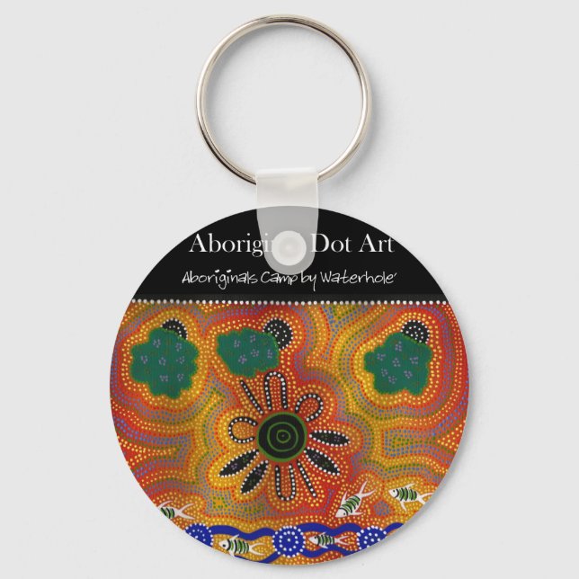 Aboriginal Artwork Key Ring (Front)