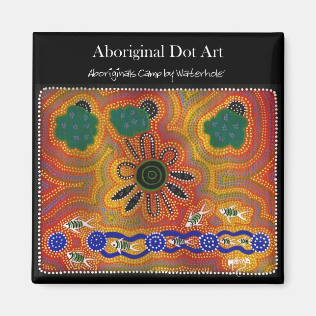 Aboriginal Artwork Magnet (Front)