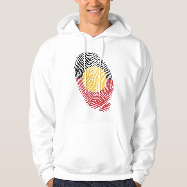 Aboriginal Australia fingerprints  Hoodie (Front)