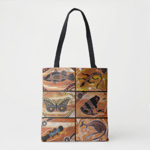 Aboriginal Collage Tote Bag