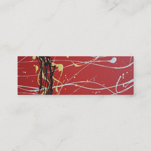 Aboriginal Colors I, on Slim Style Business Cards (Front)