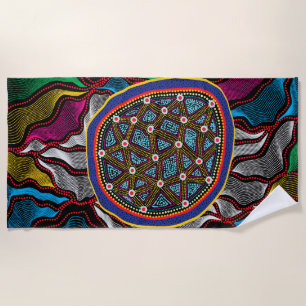 Aboriginal Design-15 Beach Towel