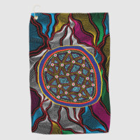 Aboriginal Design-15 Golf Towel