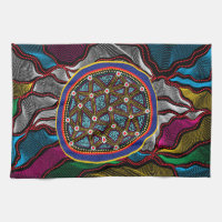Aboriginal Design-15 Kitchen Towels