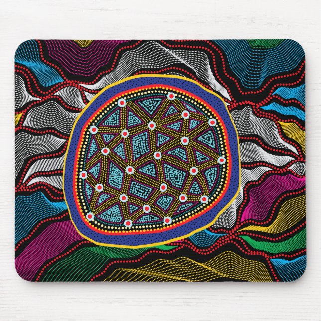 Aboriginal Design-15 Mousepad (Front)