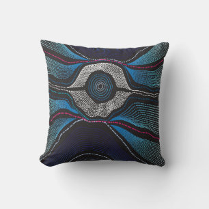 Aboriginal Design-3 Throw Pillow