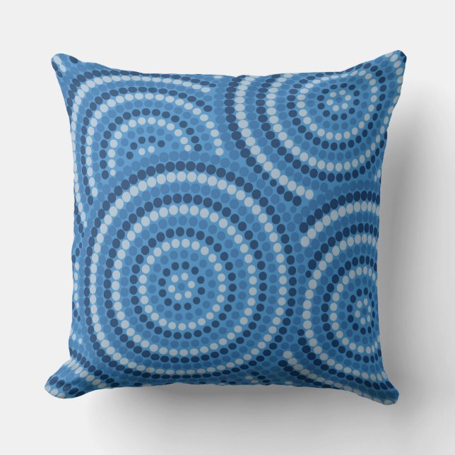Aboriginal dot painting cushion (Front)