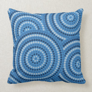 Aboriginal dot painting cushion