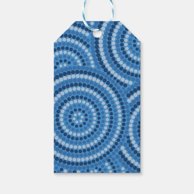 Aboriginal Dot Painting Gift Tags (Front)