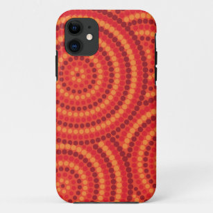 Aboriginal Dot Painting iPhone Case
