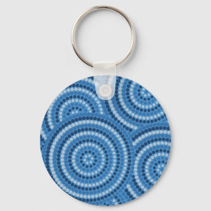 Aboriginal Dot Painting Key Ring