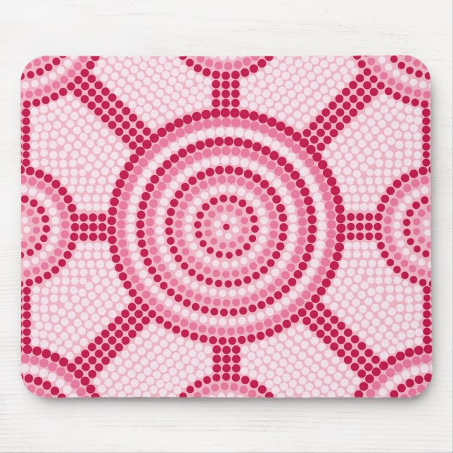 Aboriginal dot painting mouse pad (Front)