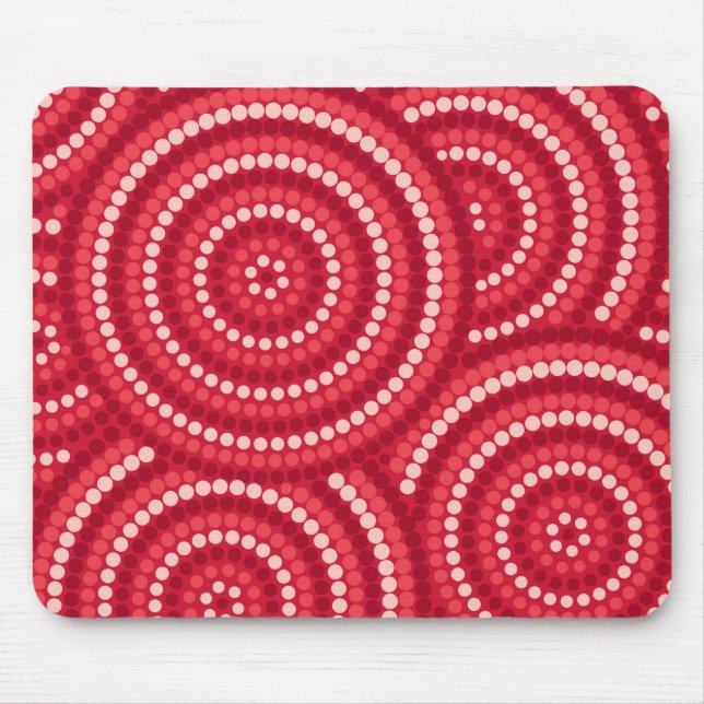 Aboriginal dot painting mouse pad (Front)