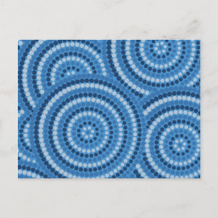 Aboriginal Dot Painting Postcard